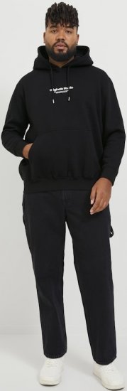 Jack & Jones ESTERBRO Hoodie Black - Megztiniai ir džemperiai - Megztiniai ir Džemperiai - 2XL-14XL