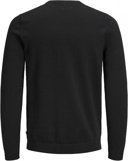 Jack & Jones BASIC Knitted Sweater Black - Megztiniai ir džemperiai - Megztiniai ir Džemperiai - 2XL-14XL