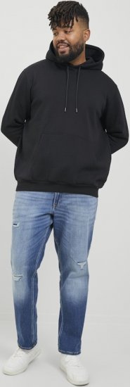 Jack & Jones BRADLEY Hoodie Black - Megztiniai ir džemperiai - Megztiniai ir Džemperiai - 2XL-14XL