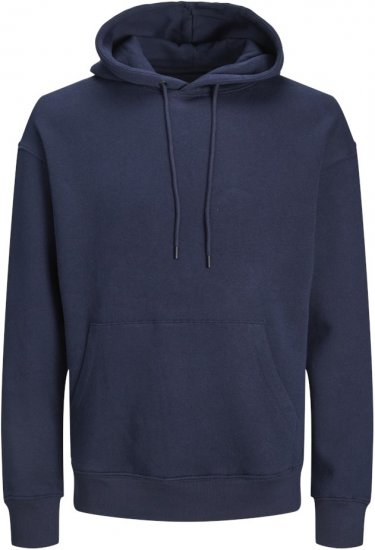 Jack & Jones BRADLEY Hoodie Navy Blazer - Megztiniai ir džemperiai - Megztiniai ir Džemperiai - 2XL-14XL