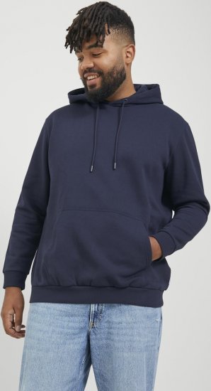 Jack & Jones BRADLEY Hoodie Navy Blazer - Megztiniai ir džemperiai - Megztiniai ir Džemperiai - 2XL-14XL