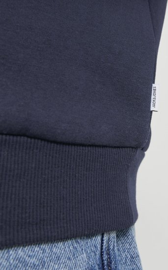 Jack & Jones BRADLEY Hoodie Navy Blazer - Megztiniai ir džemperiai - Megztiniai ir Džemperiai - 2XL-14XL