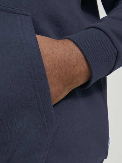 Jack & Jones BRADLEY Hoodie Navy Blazer - Megztiniai ir džemperiai - Megztiniai ir Džemperiai - 2XL-14XL