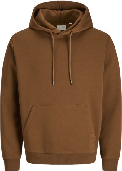 Jack & Jones BRADLEY Hoodie Brown - Megztiniai ir džemperiai - Megztiniai ir Džemperiai - 2XL-14XL