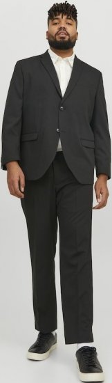 Jack & Jones FRANCO Suit Pants Black - Kostiumai ir švarkai - Didelio dydžio kostiumai ir švarkai