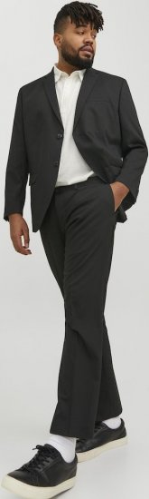 Jack & Jones FRANCO Suit Pants Black - Kostiumai ir švarkai - Didelio dydžio kostiumai ir švarkai