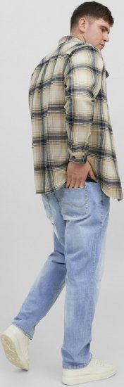 Jack & Jones MIKE JORIGINAL SQ 330 Jeans Blue Denim - Džinsai ir kelnės - Džinsai ir Kelnės - W40-W70