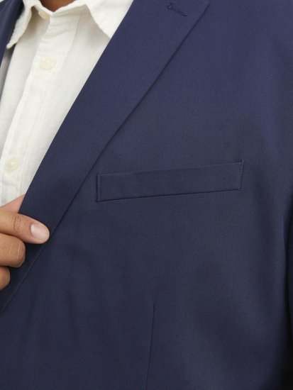 Jack & Jones FRANCO Blazer Medieval Blue - Kostiumai ir švarkai - Didelio dydžio kostiumai ir švarkai