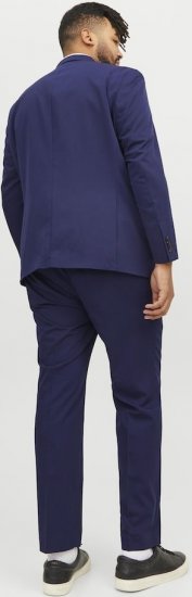  Jack & Jones FRANCO Suit Pants Medieval Blue - Kostiumai ir švarkai - Didelio dydžio kostiumai ir švarkai