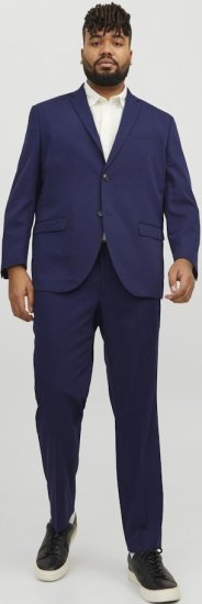  Jack & Jones FRANCO Suit Pants Medieval Blue - Kostiumai ir švarkai - Didelio dydžio kostiumai ir švarkai