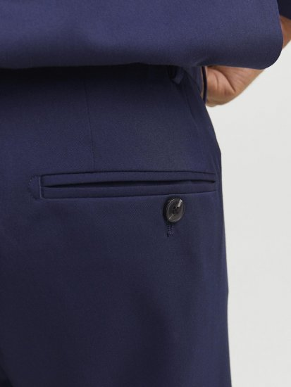  Jack & Jones FRANCO Suit Pants Medieval Blue - Kostiumai ir švarkai - Didelio dydžio kostiumai ir švarkai