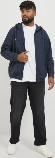 Jack & Jones BASIC Water-Resistant Softshell Jacket Navy Blazer - Didelės vyriškos striukės - Didelės vyriškos striukės