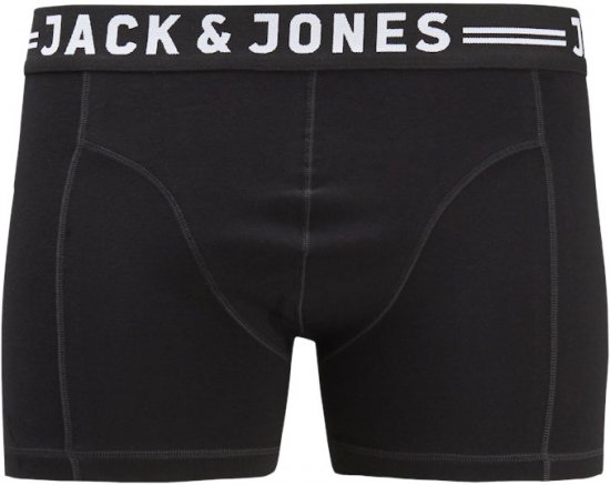 Jack & Jones SENSE Trunks 3-Pack Black - Apatinis trikotažas ir plaukimo apranga - Apatinis trikotažas - 2XL-8XL