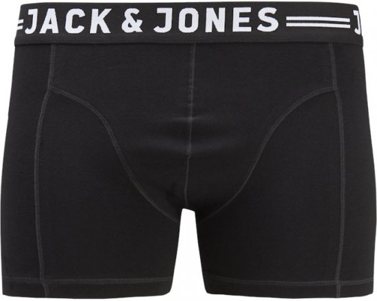 Jack & Jones SENSE Trunks 3-Pack Black - Apatinis trikotažas ir plaukimo apranga - Apatinis trikotažas - 2XL-8XL