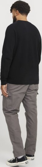 Jack & Jones HILL Knitted Sweater Black - Megztiniai ir džemperiai - Megztiniai ir Džemperiai - 2XL-14XL
