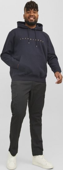 Jack & Jones STAR Hoodie Dark Navy - Megztiniai ir džemperiai - Megztiniai ir Džemperiai - 2XL-14XL