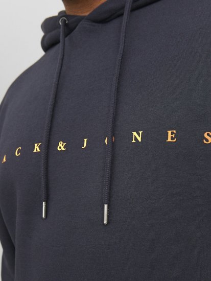 Jack & Jones STAR Hoodie Dark Navy - Megztiniai ir džemperiai - Megztiniai ir Džemperiai - 2XL-14XL