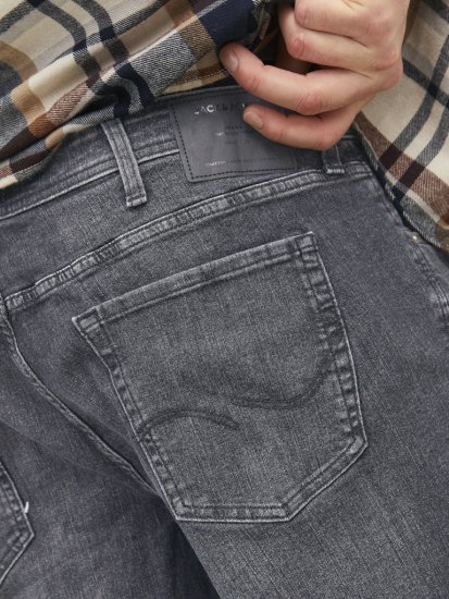 Jack & Jones MIKE ORIGINAL SQ 270 Jeans Black Denim - Džinsai ir kelnės - Džinsai ir Kelnės - W40-W70