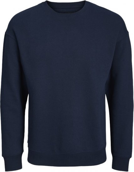 Jack & Jones BRADLEY Sweatshirt Navy Blazer - Megztiniai ir džemperiai - Megztiniai ir Džemperiai - 2XL-14XL
