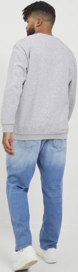 Jack & Jones BRADLEY Sweatshirt Light Grey Melange - Megztiniai ir džemperiai - Megztiniai ir Džemperiai - 2XL-14XL