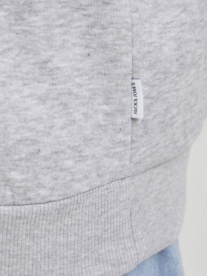 Jack & Jones BRADLEY Sweatshirt Light Grey Melange - Megztiniai ir džemperiai - Megztiniai ir Džemperiai - 2XL-14XL