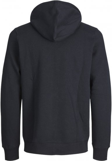 Jack & Jones BRADLEY Zip Hoodi Black - Megztiniai ir džemperiai - Megztiniai ir Džemperiai - 2XL-14XL