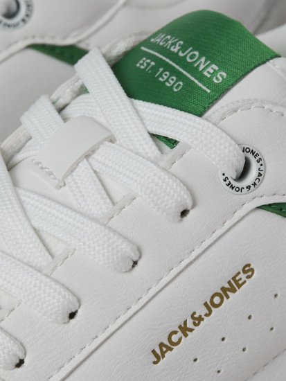 Jack & Jones Ealing 7992 Sneakers White/TREKKING GREEN - Vyriški batai 40-52 - 