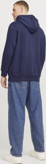 Jack & Jones CALEB Hoodie Navy Blazer - Megztiniai ir džemperiai - Megztiniai ir Džemperiai - 2XL-14XL
