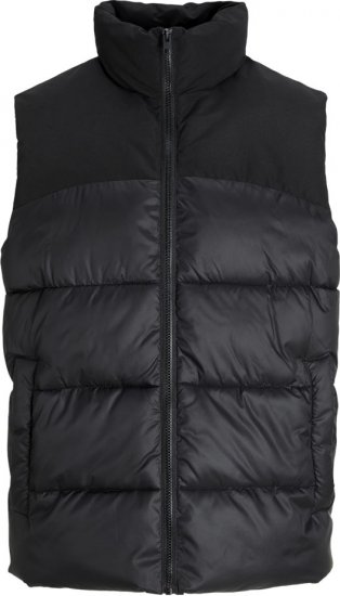 Jack & Jones MOON Bodywarmer Black - Didelės vyriškos striukės - Didelės vyriškos striukės