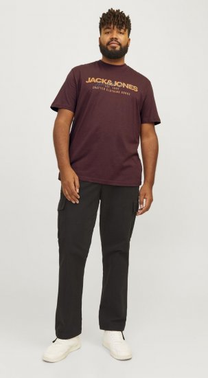 Jack & Jones JJALVIS Vineyard Wine - Marškinėliai - Marškinėliai - 2XL-14XL