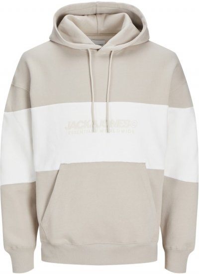 Jack & Jones LEGACY 2 Color Hoodie Beige - Megztiniai ir džemperiai - Megztiniai ir Džemperiai - 2XL-14XL