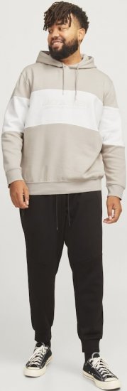 Jack & Jones LEGACY 2 Color Hoodie Beige - Megztiniai ir džemperiai - Megztiniai ir Džemperiai - 2XL-14XL