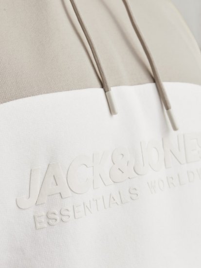 Jack & Jones LEGACY 2 Color Hoodie Beige - Megztiniai ir džemperiai - Megztiniai ir Džemperiai - 2XL-14XL