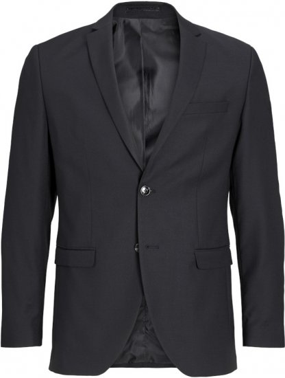 Jack & Jones SOLARIS Blazer Black - Kostiumai ir švarkai - Didelio dydžio kostiumai ir švarkai