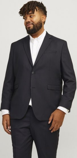 Jack & Jones SOLARIS Blazer Black - Kostiumai ir švarkai - Didelio dydžio kostiumai ir švarkai