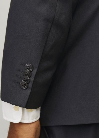 Jack & Jones SOLARIS Blazer Black - Kostiumai ir švarkai - Didelio dydžio kostiumai ir švarkai