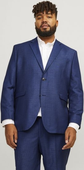 Jack & Jones SOLARIS Blazer Medieval Blue - Kostiumai ir švarkai - Didelio dydžio kostiumai ir švarkai