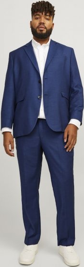 Jack & Jones SOLARIS Blazer Medieval Blue - Kostiumai ir švarkai - Didelio dydžio kostiumai ir švarkai