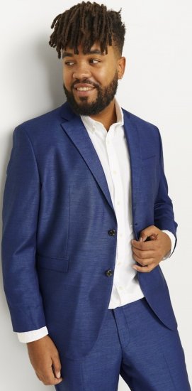 Jack & Jones SOLARIS Blazer Medieval Blue - Kostiumai ir švarkai - Didelio dydžio kostiumai ir švarkai