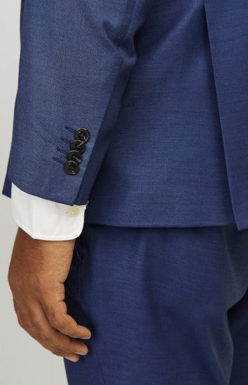 Jack & Jones SOLARIS Blazer Medieval Blue - Kostiumai ir švarkai - Didelio dydžio kostiumai ir švarkai