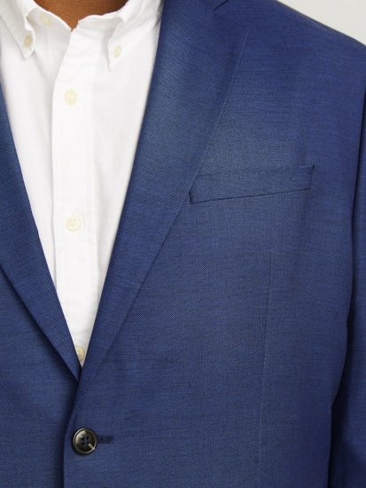 Jack & Jones SOLARIS Blazer Medieval Blue - Kostiumai ir švarkai - Didelio dydžio kostiumai ir švarkai