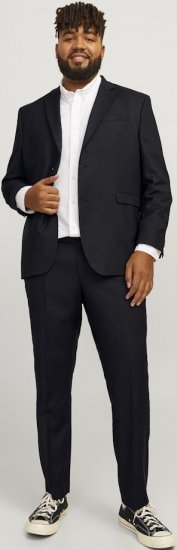 Jack & Jones SOLARIS Trousers Black - Kostiumai ir švarkai - Didelio dydžio kostiumai ir švarkai