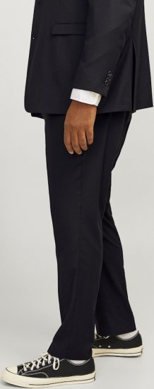 Jack & Jones SOLARIS Trousers Black - Kostiumai ir švarkai - Didelio dydžio kostiumai ir švarkai