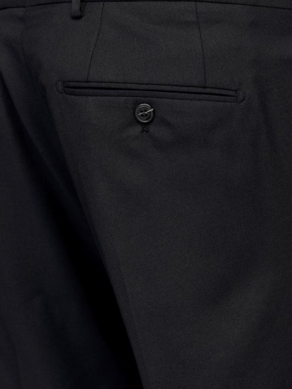 Jack & Jones SOLARIS Trousers Black - Kostiumai ir švarkai - Didelio dydžio kostiumai ir švarkai