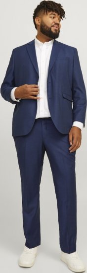 Jack & Jones SOLARIS Trousers Dark Navy - Kostiumai ir švarkai - Didelio dydžio kostiumai ir švarkai