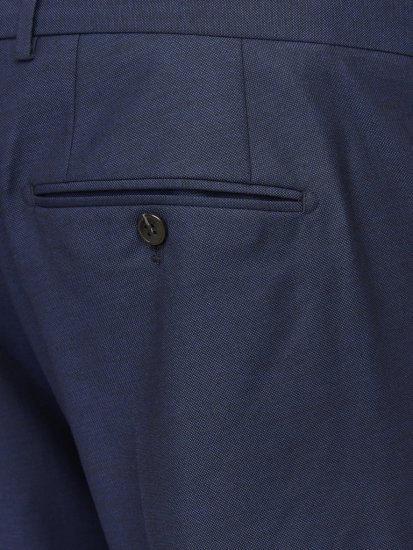 Jack & Jones SOLARIS Trousers Dark Navy - Kostiumai ir švarkai - Didelio dydžio kostiumai ir švarkai