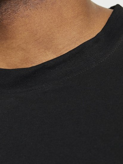 Jack & Jones JJEBRADLEY T-Shirt Black - Marškinėliai - Marškinėliai - 2XL-14XL
