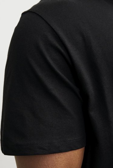 Jack & Jones JJEBRADLEY T-Shirt Black - Marškinėliai - Marškinėliai - 2XL-14XL