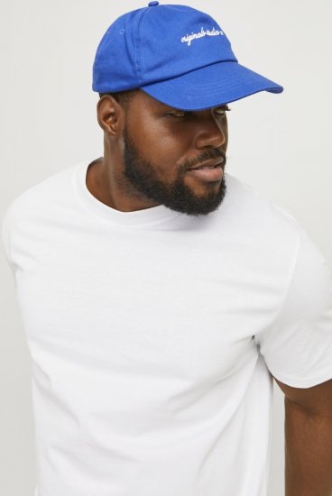 Jack & Jones BRADLEY T-Shirt White - Marškinėliai - Marškinėliai - 2XL-14XL