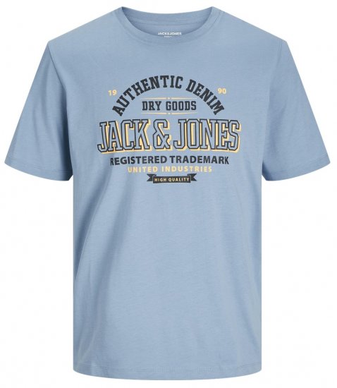 Jack & Jones JJELOGO O-Neck T-Shirt Mountain Spring - Marškinėliai - Marškinėliai - 2XL-14XL